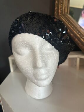 Josephine Sequin Beret - tickled pink NWT